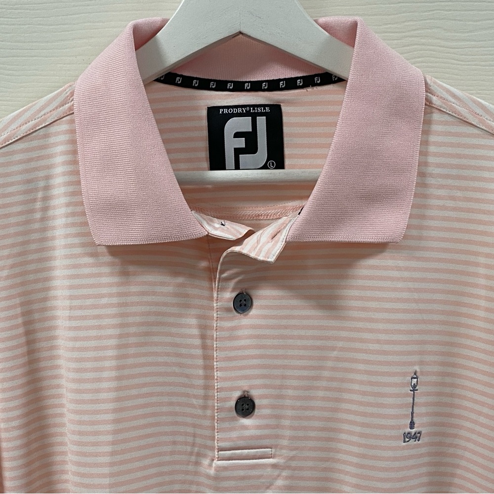 FootJoy Men's Light Pink Polo Shirt